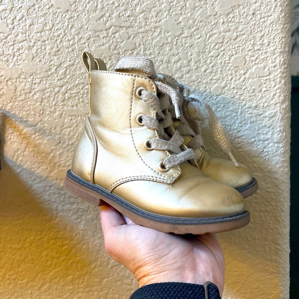 Gold Boots
